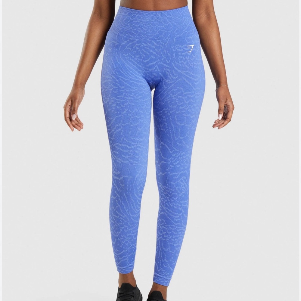 Blue animal seamless leggings. No longer sold on the gymshark website!